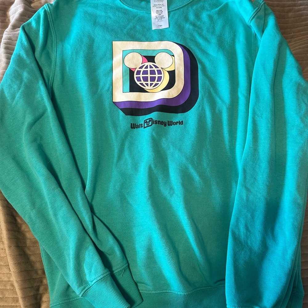 Disney sweatshirt Teal Sweater